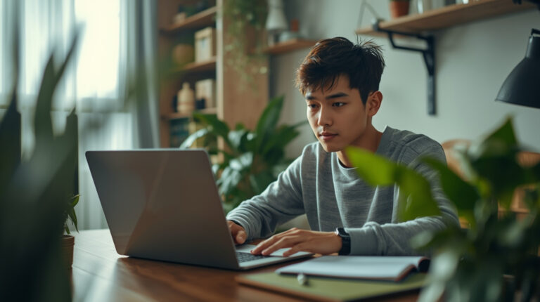 Belajar fokus di rumah dengan lingkungan minimalis dan tenang