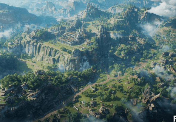 Map luas game battle royale.